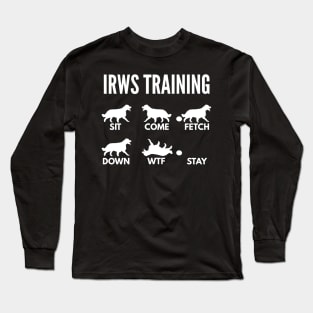 IWRS Training Irish Red and White Setter Tricks Long Sleeve T-Shirt